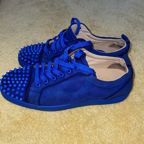 Christian louboutin Blue Suede - Picture 1 of 3